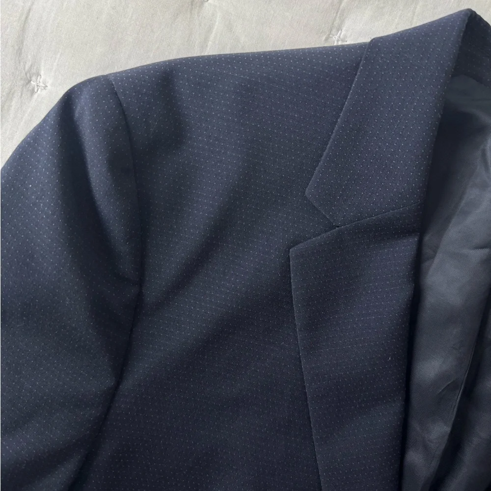 Theory 40 Gansevoort Blazer Eclipse Multi Polka Dot
